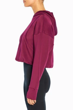 Marika Cycle House Cropped Juniper Hoodie -Sportswear Sales Store GLT4415A 9SG.54224