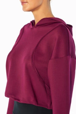 Marika Cycle House Cropped Juniper Hoodie -Sportswear Sales Store GLT4415A 9SG.54228