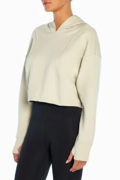 Marika Cycle House Cropped Juniper Hoodie -Sportswear Sales Store GLT4415A N0Q.54215