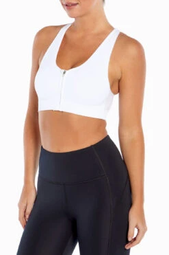 Marika Savannah Seamless Front Zip Sports Bra -Sportswear Sales Store MLB0770A 010.13523
