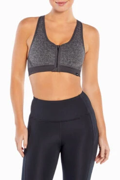 Marika Savannah Seamless Front Zip Sports Bra -Sportswear Sales Store MLB0770A 648.13514