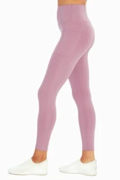 Marika High Rise Side Pocket Ankle Legging - Valerian -Sportswear Sales Store MLL1145A 9AY.3257