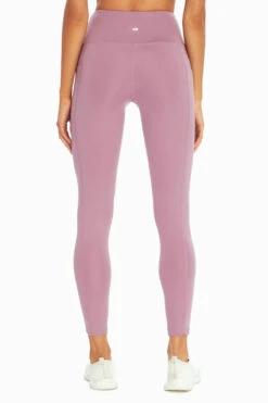 Marika High Rise Side Pocket Ankle Legging - Valerian -Sportswear Sales Store MLL1145A 9AY.3259