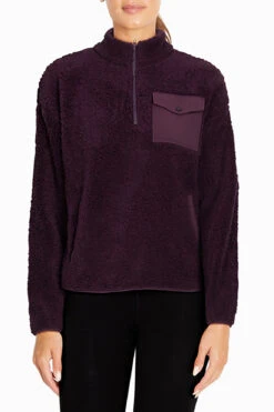 Marika Arden Sherpa Pullover -Sportswear Sales Store MLQ0144A 9UY