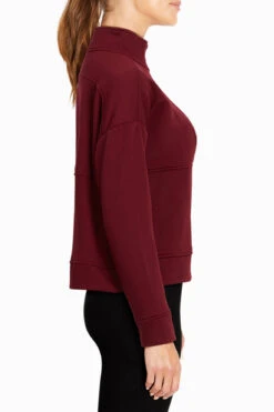 Marika Liz 1/4 Zip Fleece Pullover -Sportswear Sales Store MLQ0150A 6NG 02